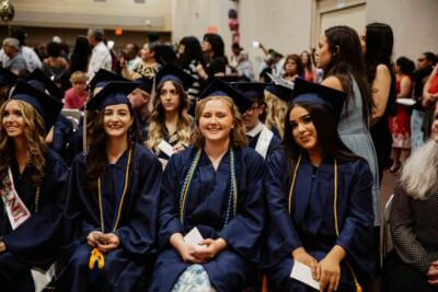 Students at their graduation