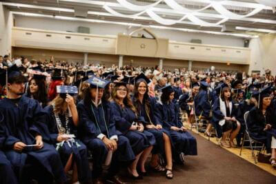 Students at their graduation
