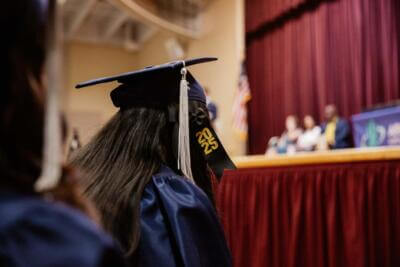 Student at their graduation